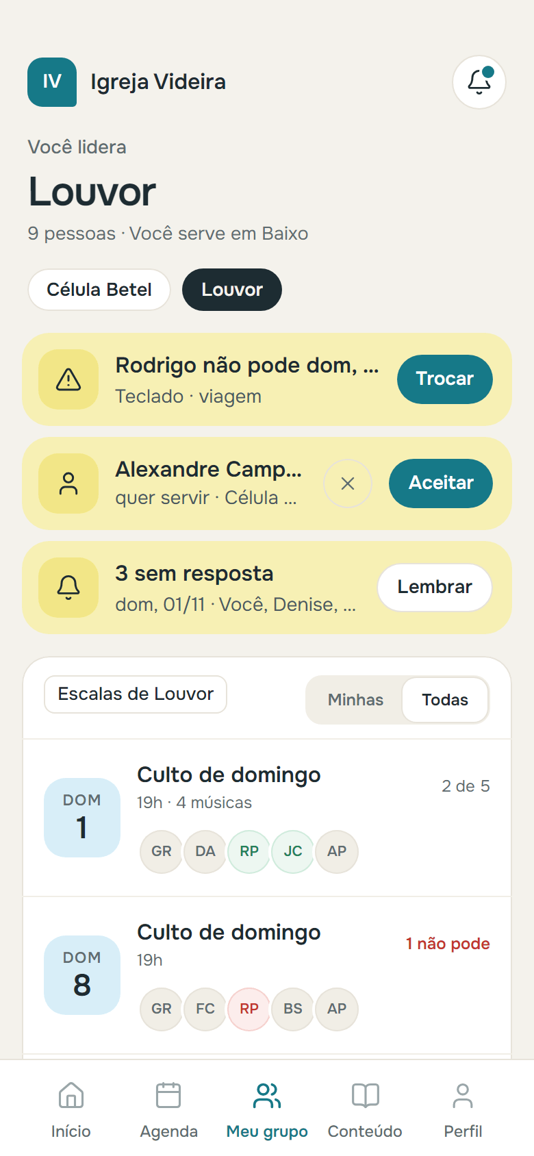 O ministério visto pelo líder